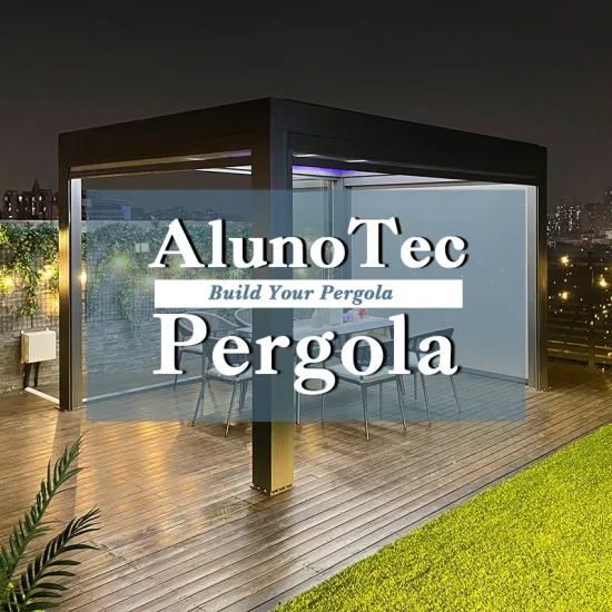 Tenda de casamento com controle remoto, faça você mesmo, sob medida, para áreas externas, spa, dossel, pátio, louvre, toldo, garagem, varanda, pérgulas de alumínio, jardim, gazebo